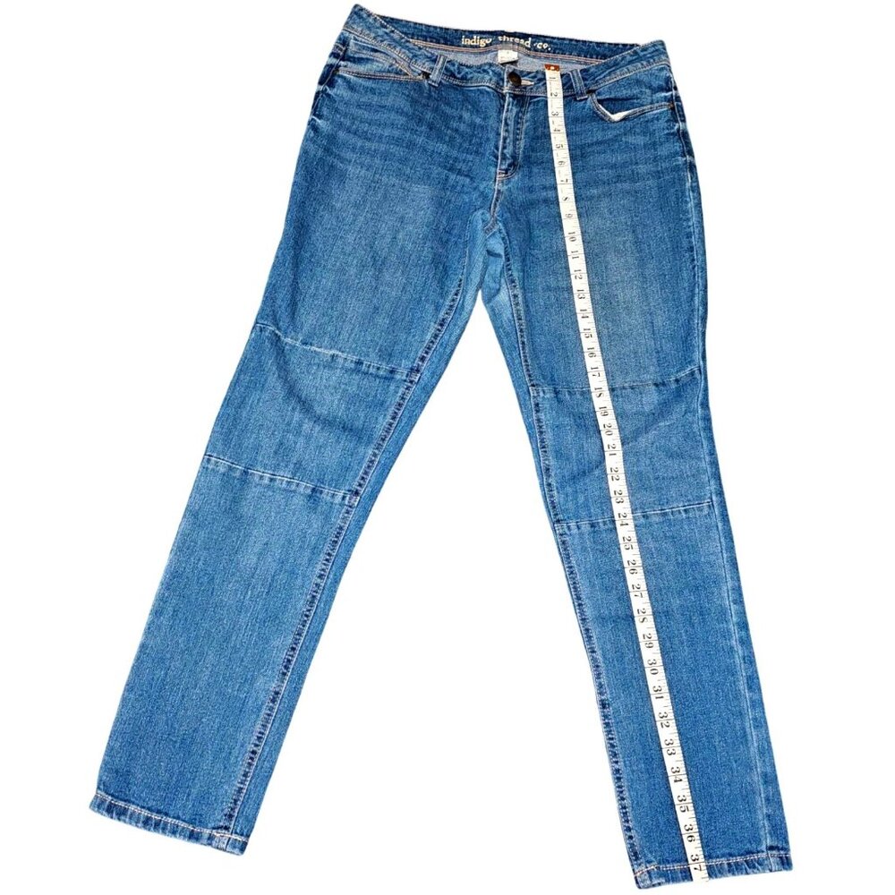 Indigo Thread Co. Womens Denim Jeans Size 14 Blue Stretch Cotton Blend - Picture 6 of 8